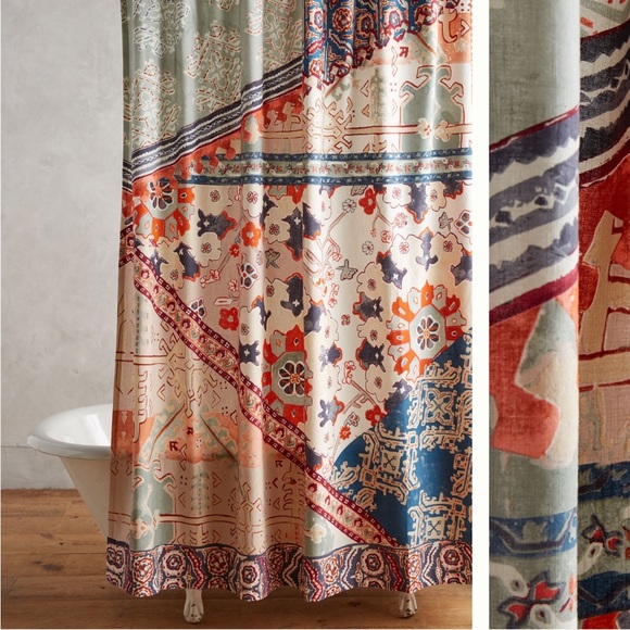Anthropologie Bath Nwt Anthro Shower Curtain Poshmark